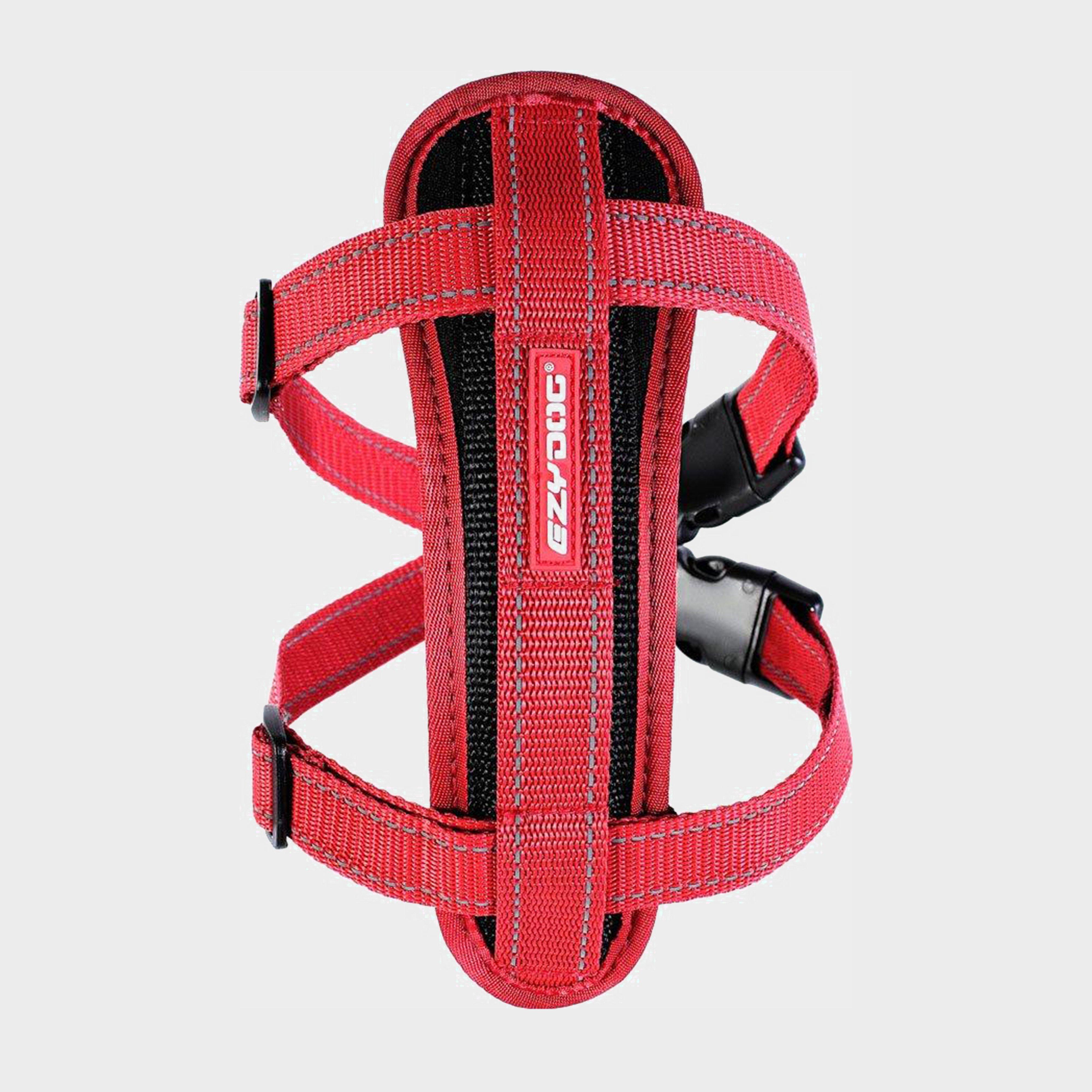 Ezy-dog Chest Plate Harness Red  Red