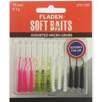 Fladen Fladen Soft Baits Assorted Micro Grubs 35mm 0 1g 1  Multi Coloured