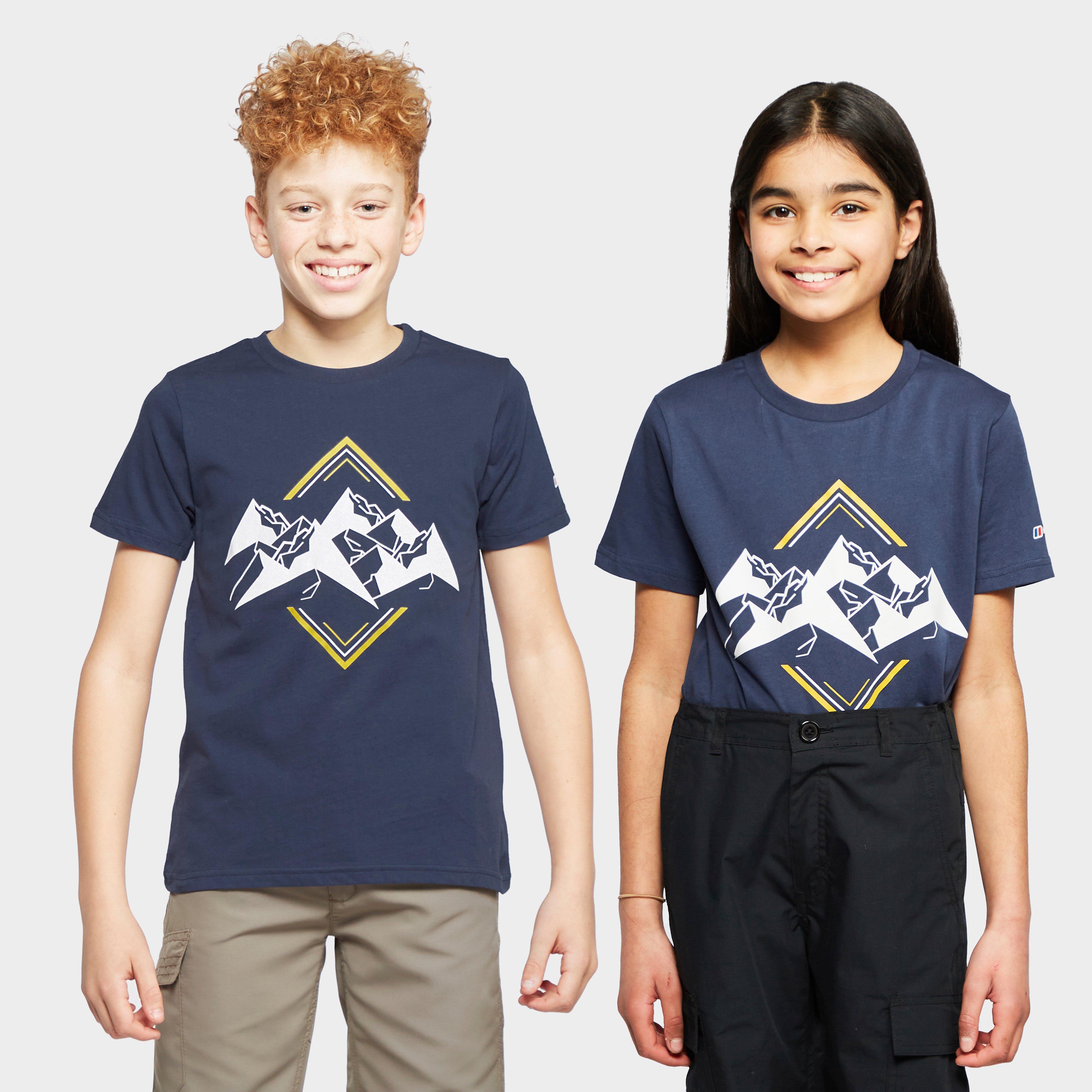 Berghaus Kids Diamond Mountain T-shirt  Navy