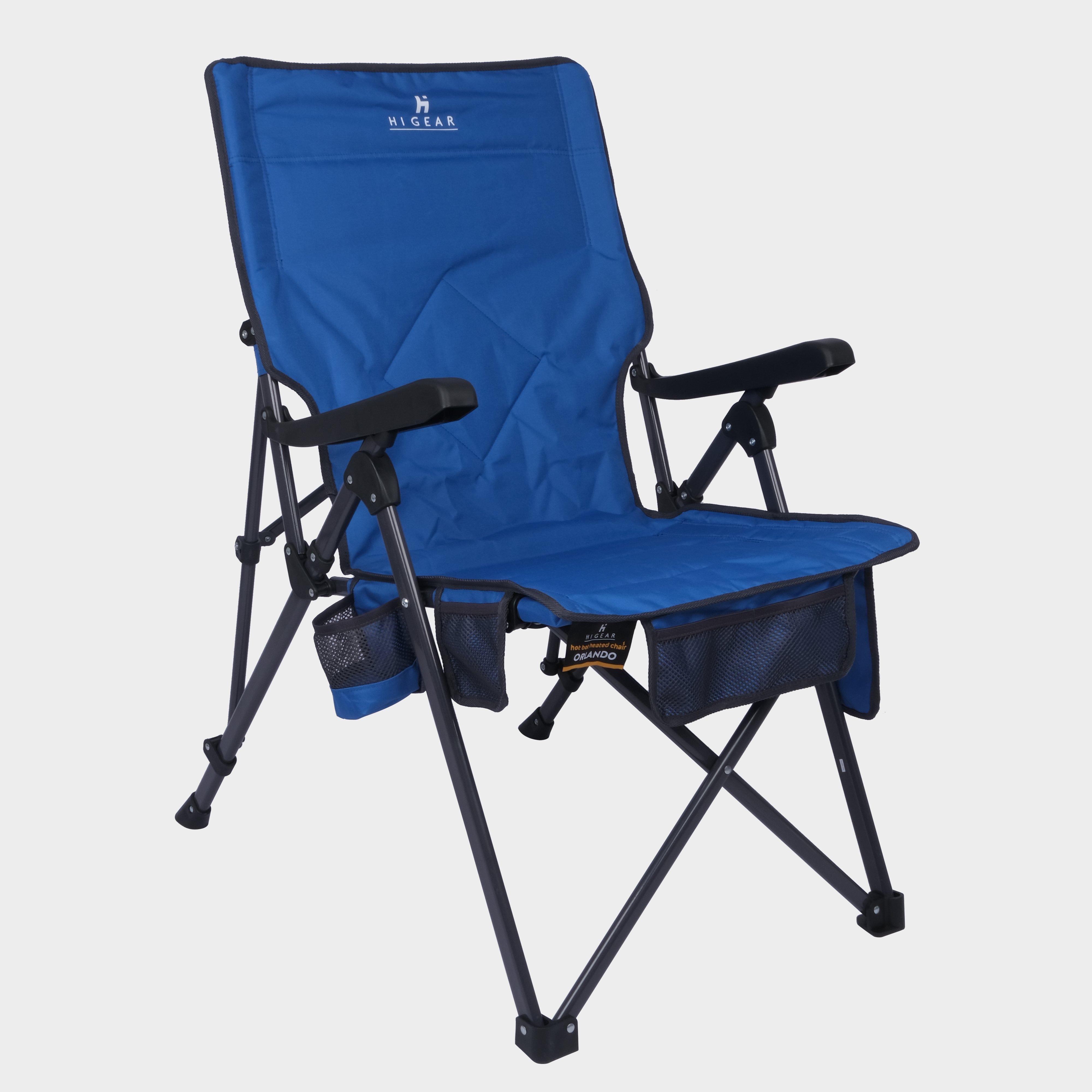 Hi-gear Orlando Heated Recliner Chair  Blue