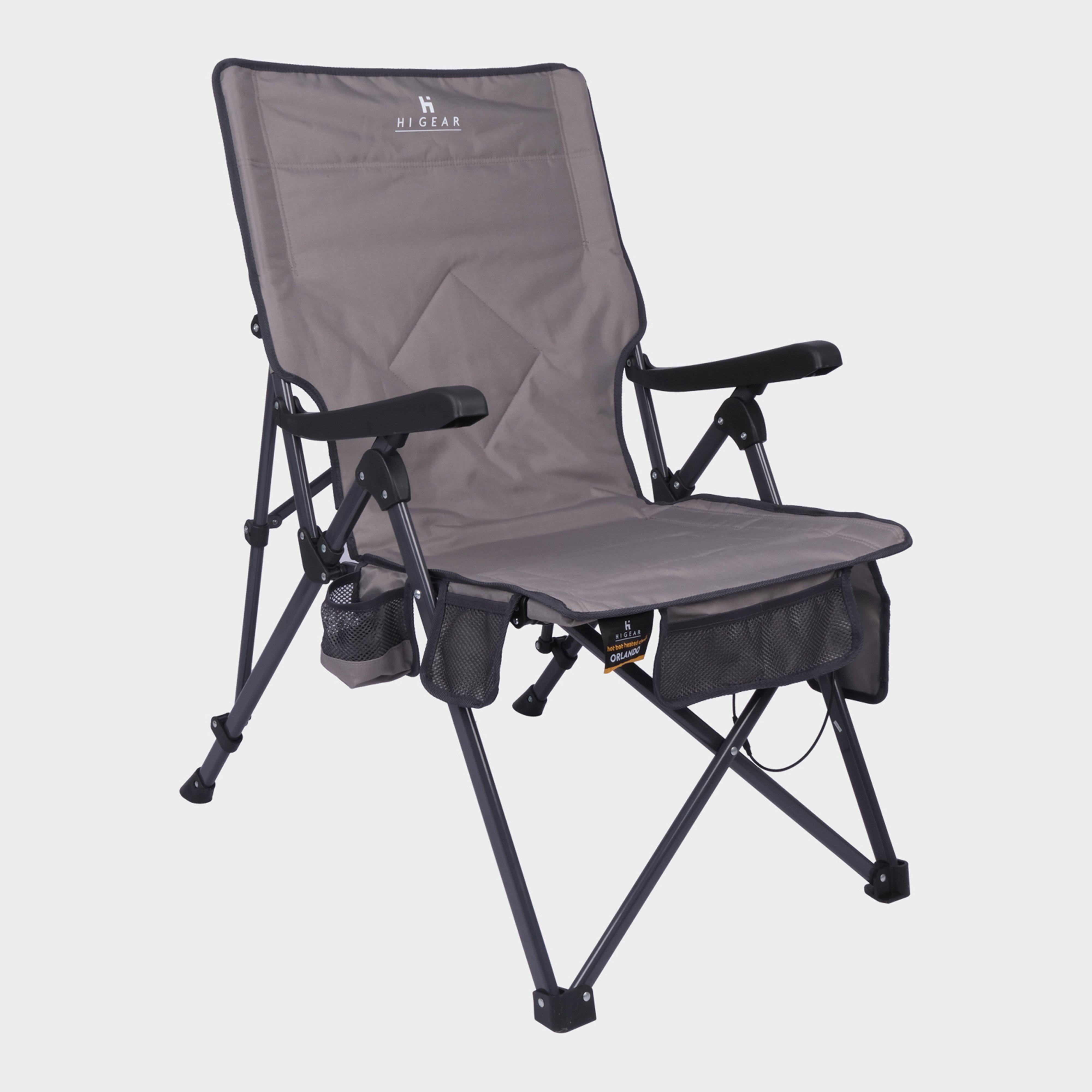 Hi-gear Orlando Heated Recliner Chair  Grey