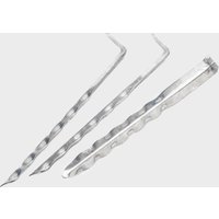 Hi-gear Ripple Angle Steel Peg (7 Inches)  Silver