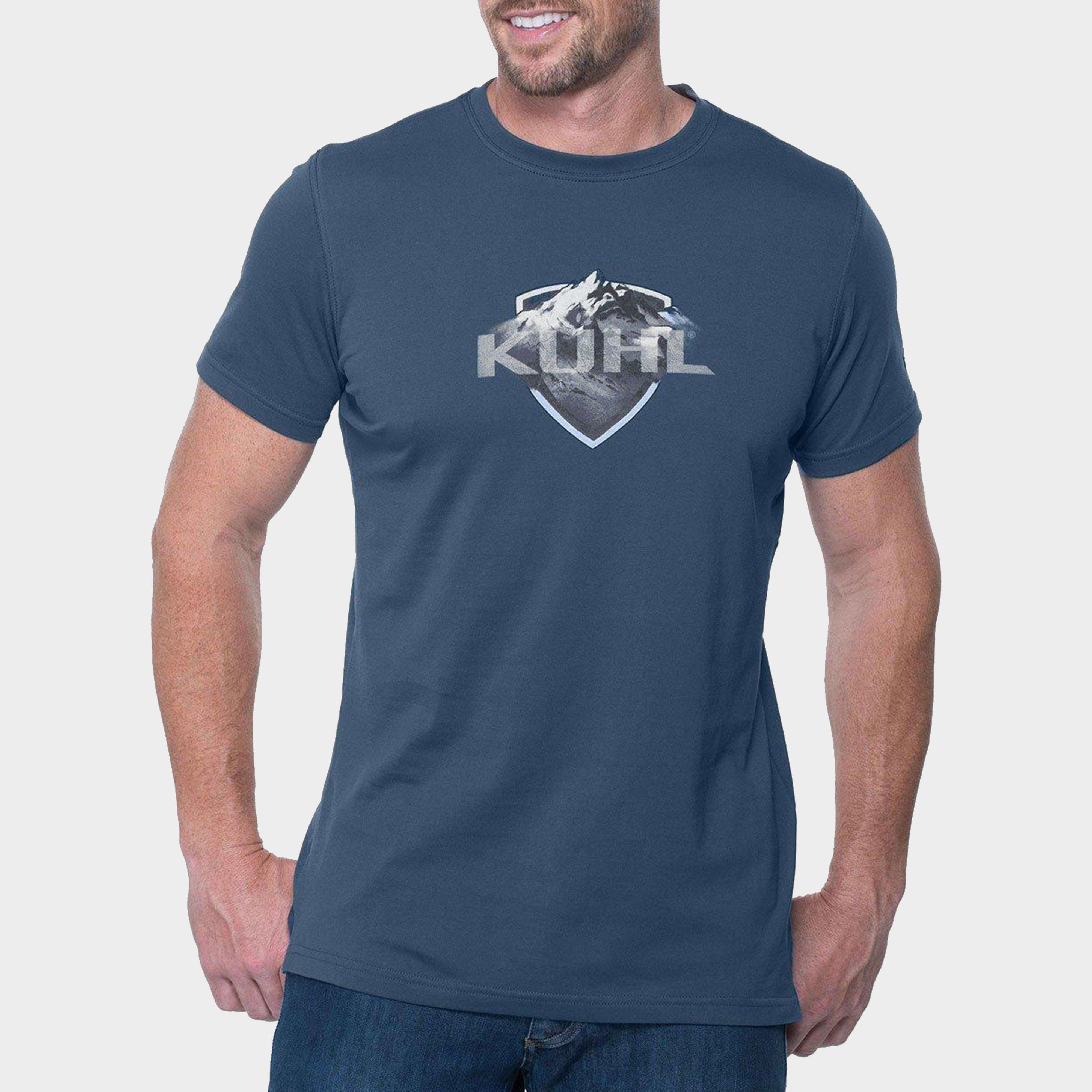 Kuhl Mens Born In The Mountains Tee  Navy