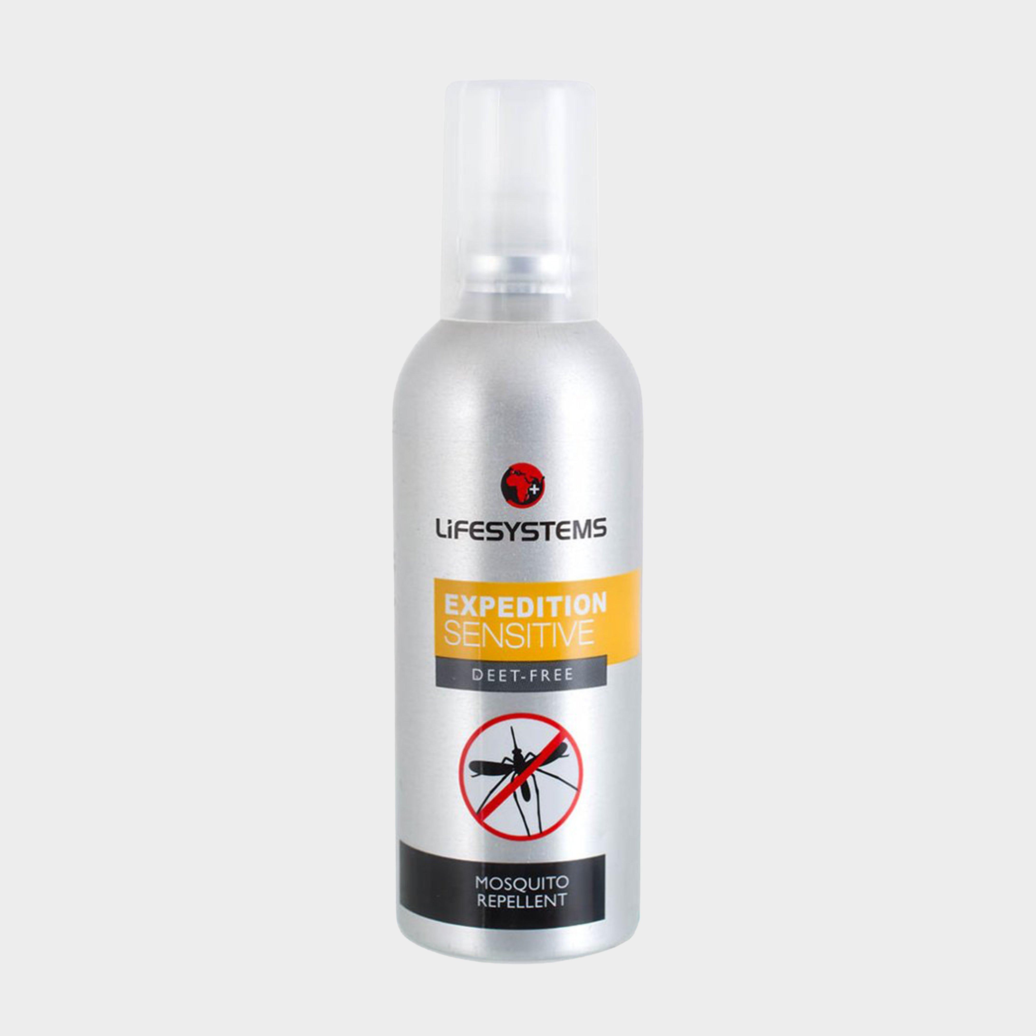 Lifesystems Expedition Sensitive Deet Free Insect Repellent Spray  Silver