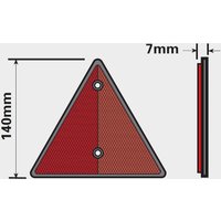 Maypole Trailer Triangle (2 Pack)  Red
