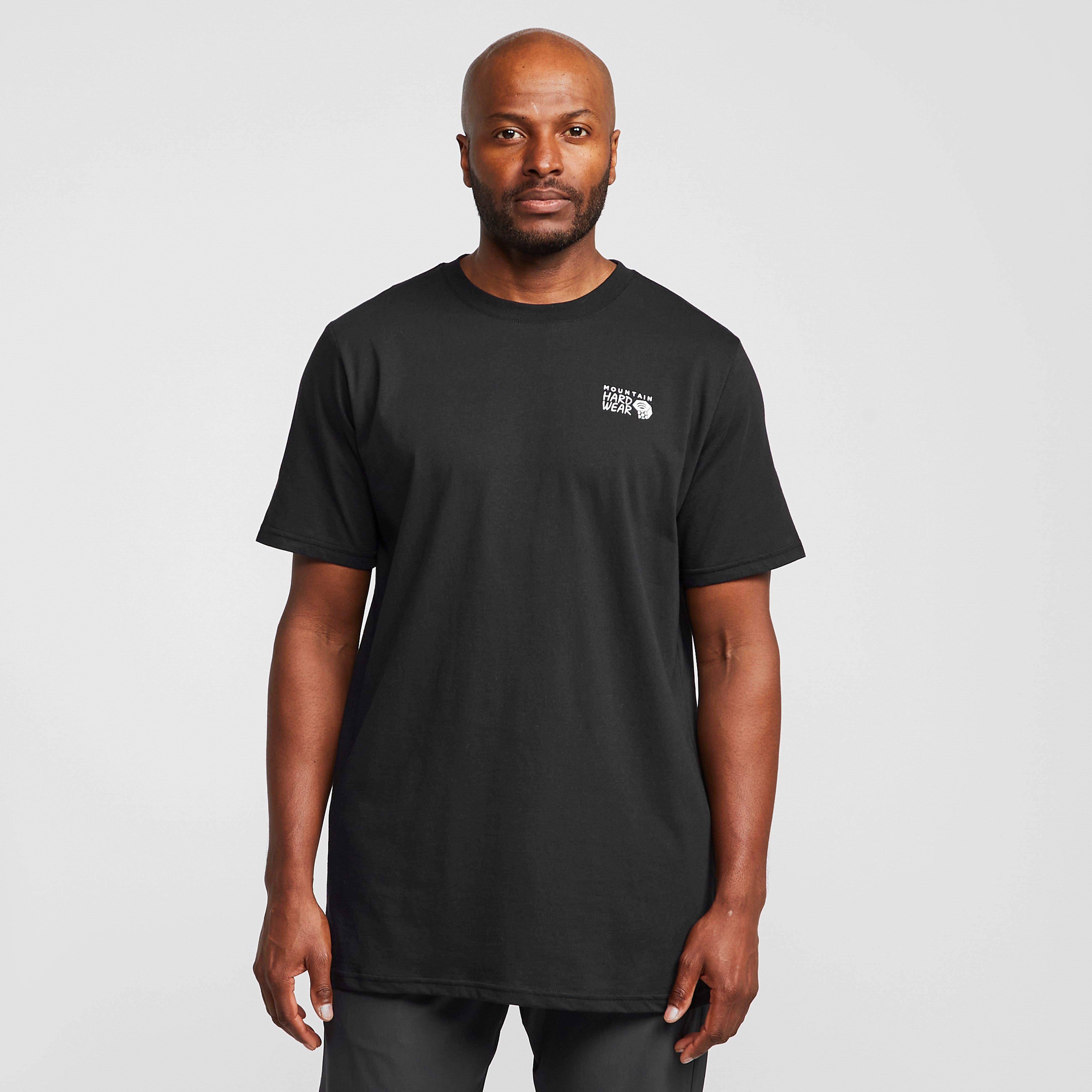 Mountain Hardwear Mens Box Logo Short Sleeve  Black
