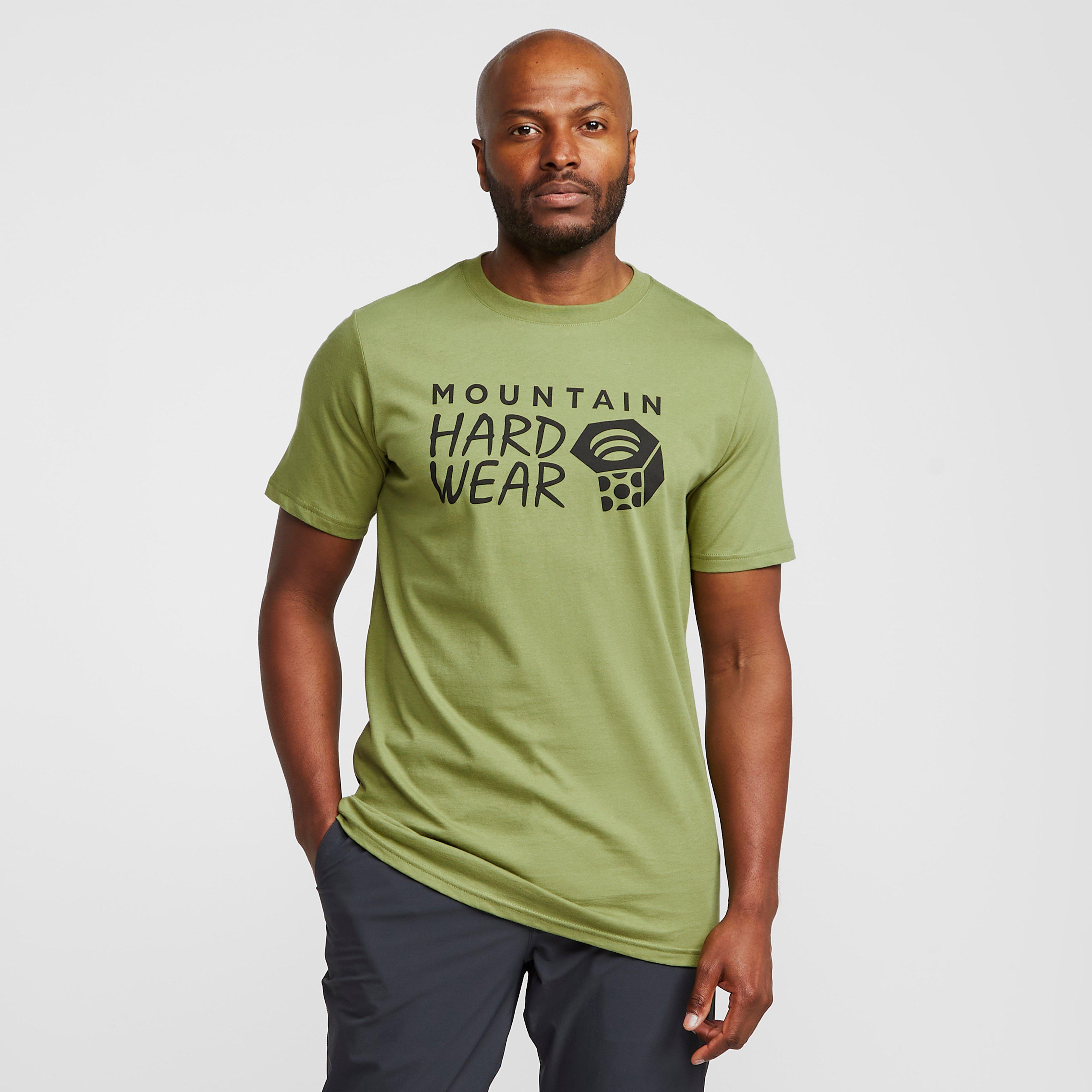 Mountain Hardwear Mens Logo Short Sleeve  Green