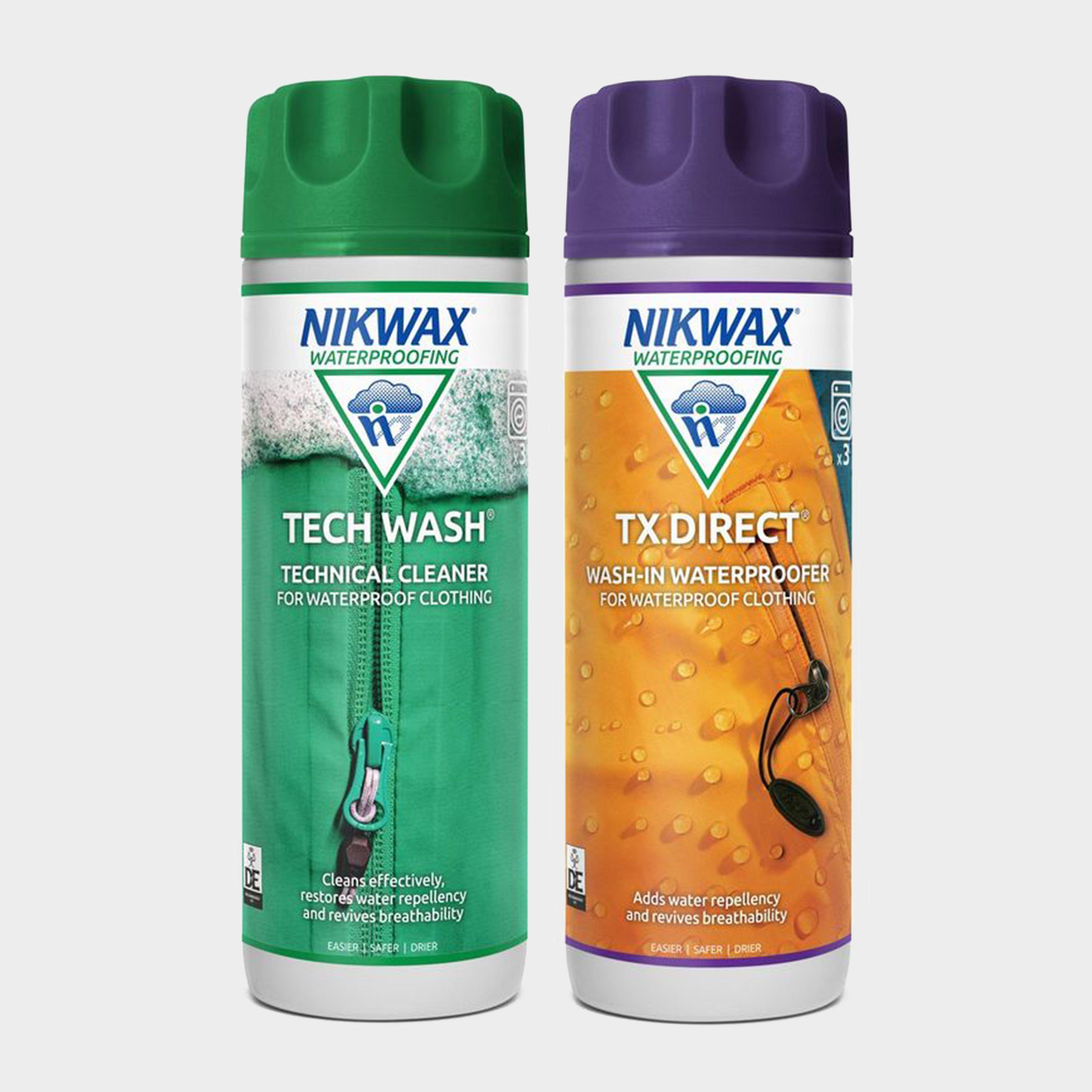 Nikwax Tech Wash And Tx Direct 300ml Twin Pack  Multi Coloured