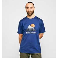 North Ridge Mens 90s T-shirt  Blue