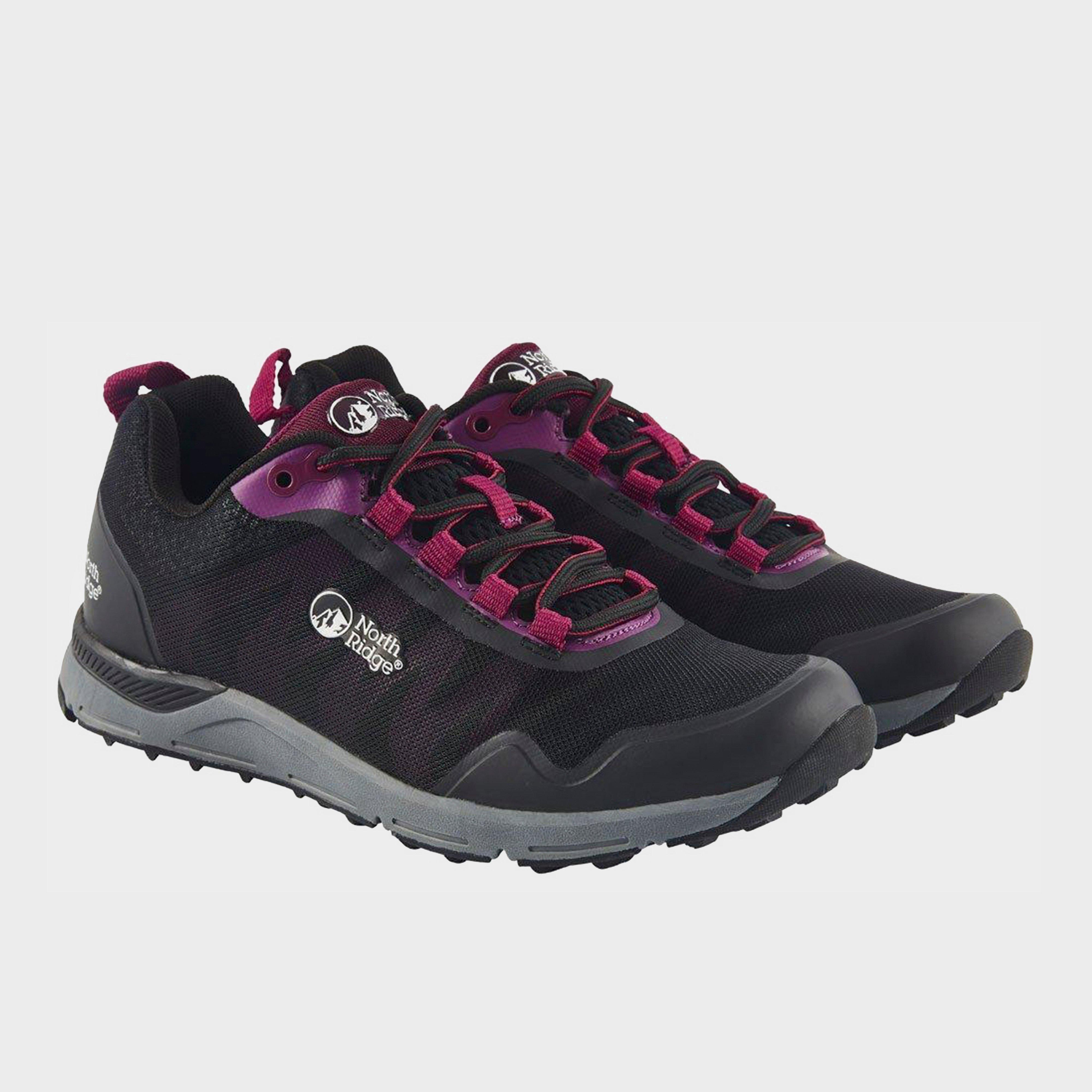 North Ridge Womens Pacer Tr Running Shoes  Black