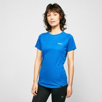 Oex Womens Breeze Base Short Sleeve T-shirt  Blue