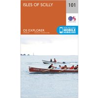 Ordnance Survey Explorer 101 Isles Of Scilly Map With Digital Version  Orange