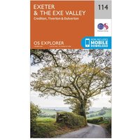 Ordnance Survey Explorer 114 ExeterandThe Exe Valley Map With Digital Version  Orange