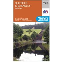 Ordnance Survey Explorer 178 SheffieldandBarnsley Map With Digital Version