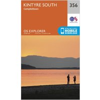 Ordnance Survey Explorer 256 Kintyre South Campeltown Map With Digital Version  Orange