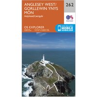 Ordnance Survey Explorer 262 Anglesey West Map With Digital Version  Orange