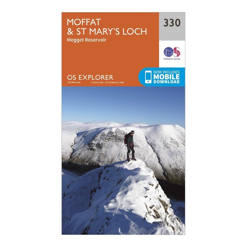 Ordnance Survey Explorer 330 MoffatandSt Marys Loch Map With Digital Version