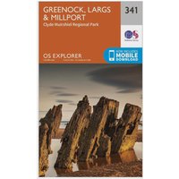 Ordnance Survey Explorer 341 Greenoch  LargsandMillport Map With Digital Version  Orange