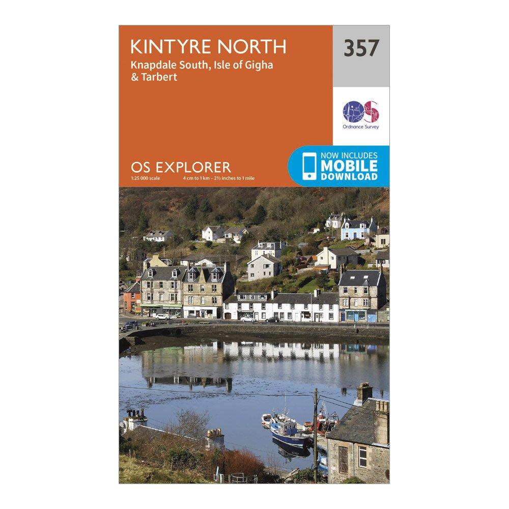 Ordnance Survey Explorer 357 Kintyre North Map With Digital Version  Orange