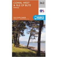 Ordnance Survey Explorer 362 Cowal WestandIsle Of Bute Map With Digital Version  Orange