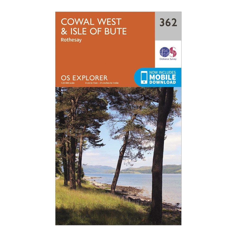 Ordnance Survey Explorer 362 Cowal WestandIsle Of Bute Map With Digital Version  Orange