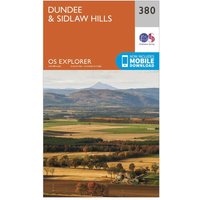 Ordnance Survey Explorer 380 DundeeandSidlaw Hills Map With Digital Version  Orange
