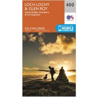 Ordnance Survey Explorer 400 Loch LochyandGlen Roy Map With Digital Version  Orange