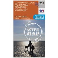 Ordnance Survey Explorer Active 254 Lleyn Peninsula East Map With Digital Version  Orange