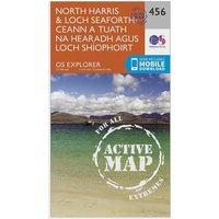 Ordnance Survey Explorer Active 284 North HarrisandLoch Seaforth Map With Digital Version  Orange