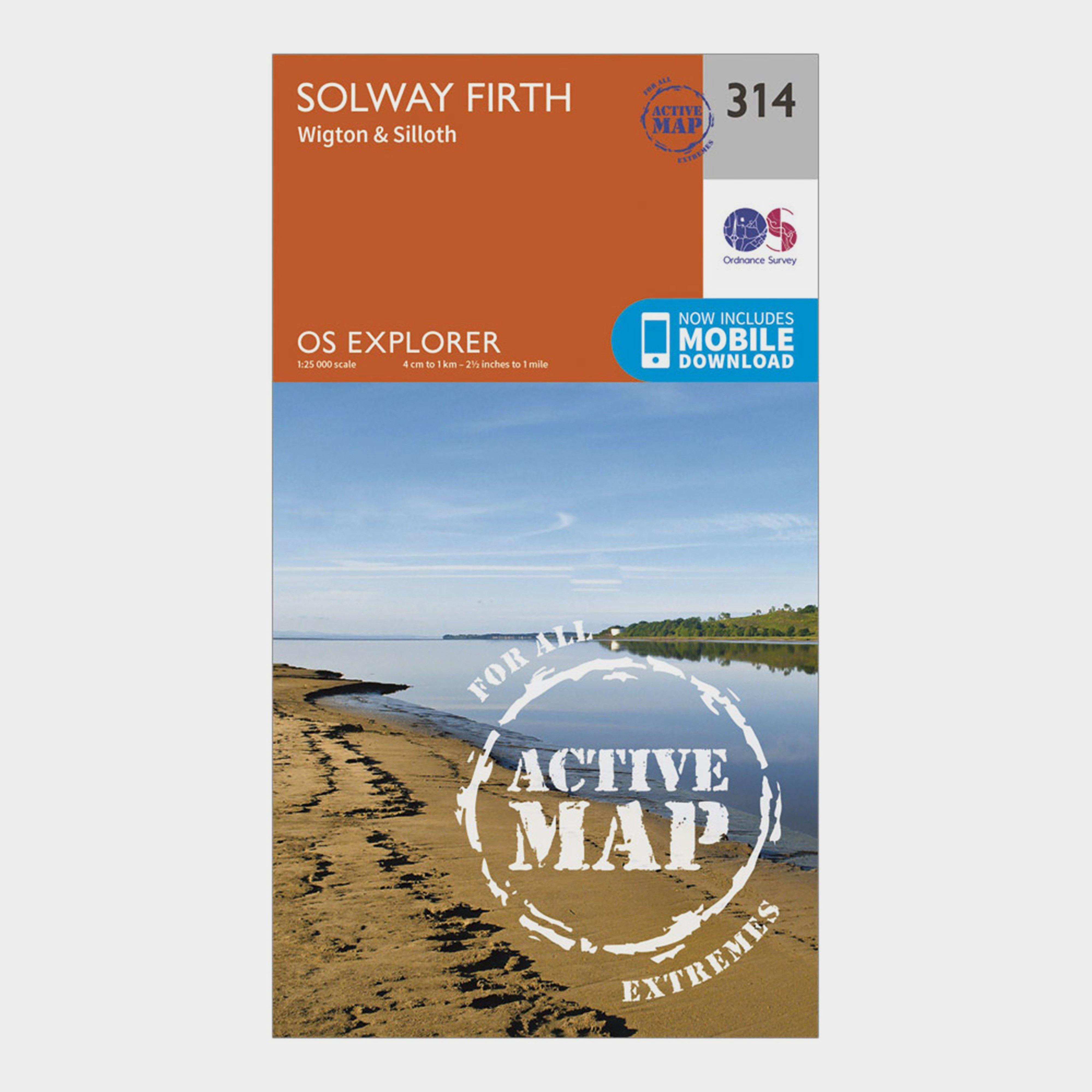Ordnance Survey Explorer Active 314 Solway Firth Map With Digital Version