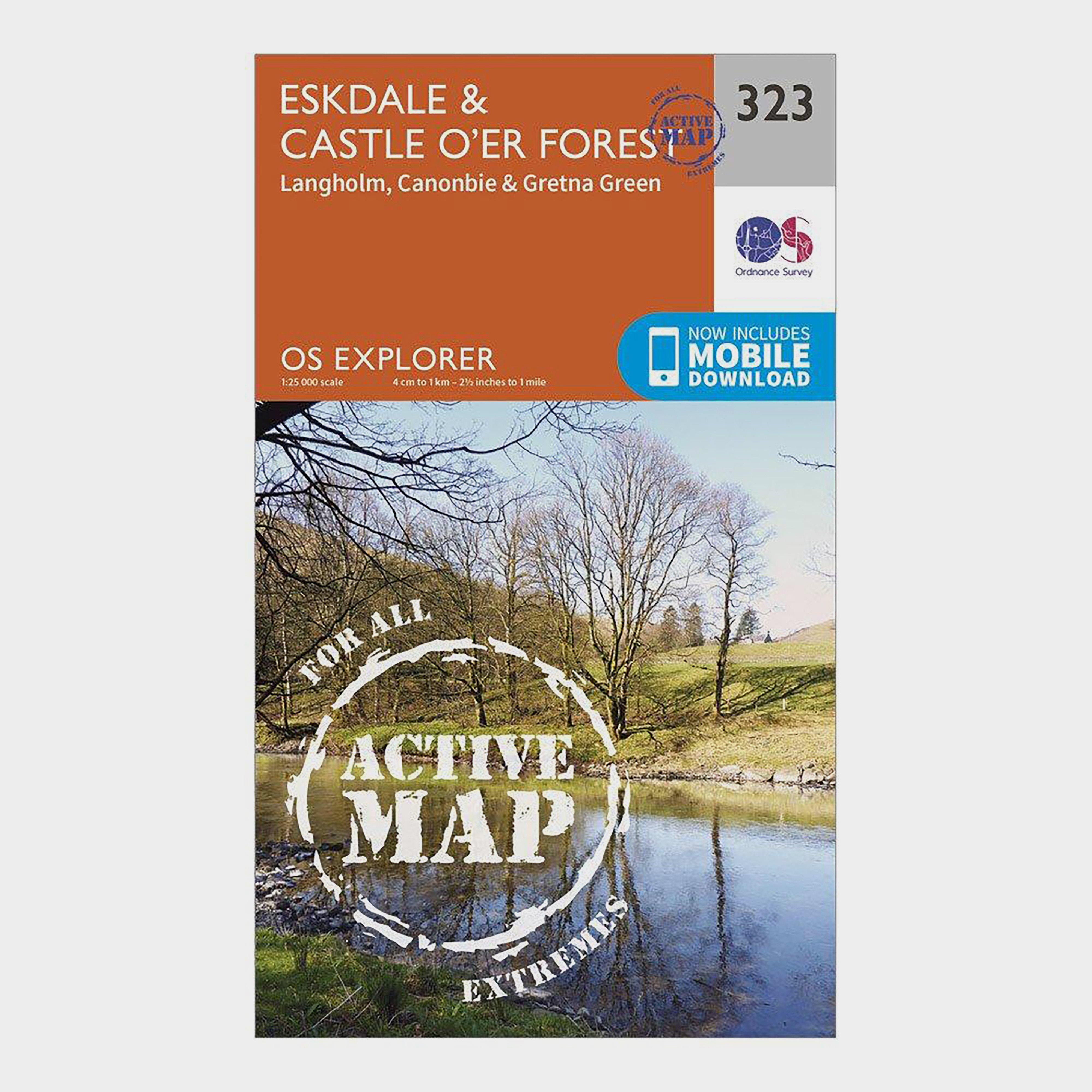 Ordnance Survey Explorer Active 323 EskdaleandCastle Oer Forest Map With Digital Version