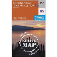Ordnance Survey Explorer Active 358 LochgilpheadandKnapdale North Map With Digital Version  Orange