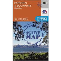 Ordnance Survey Explorer Active 383 MorvernandLochaline Map With Digital Version  Orange