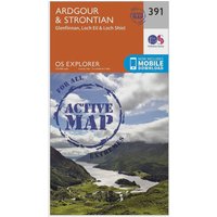 Ordnance Survey Explorer Active 391 ArdgourandStrontian Map With Digital Version