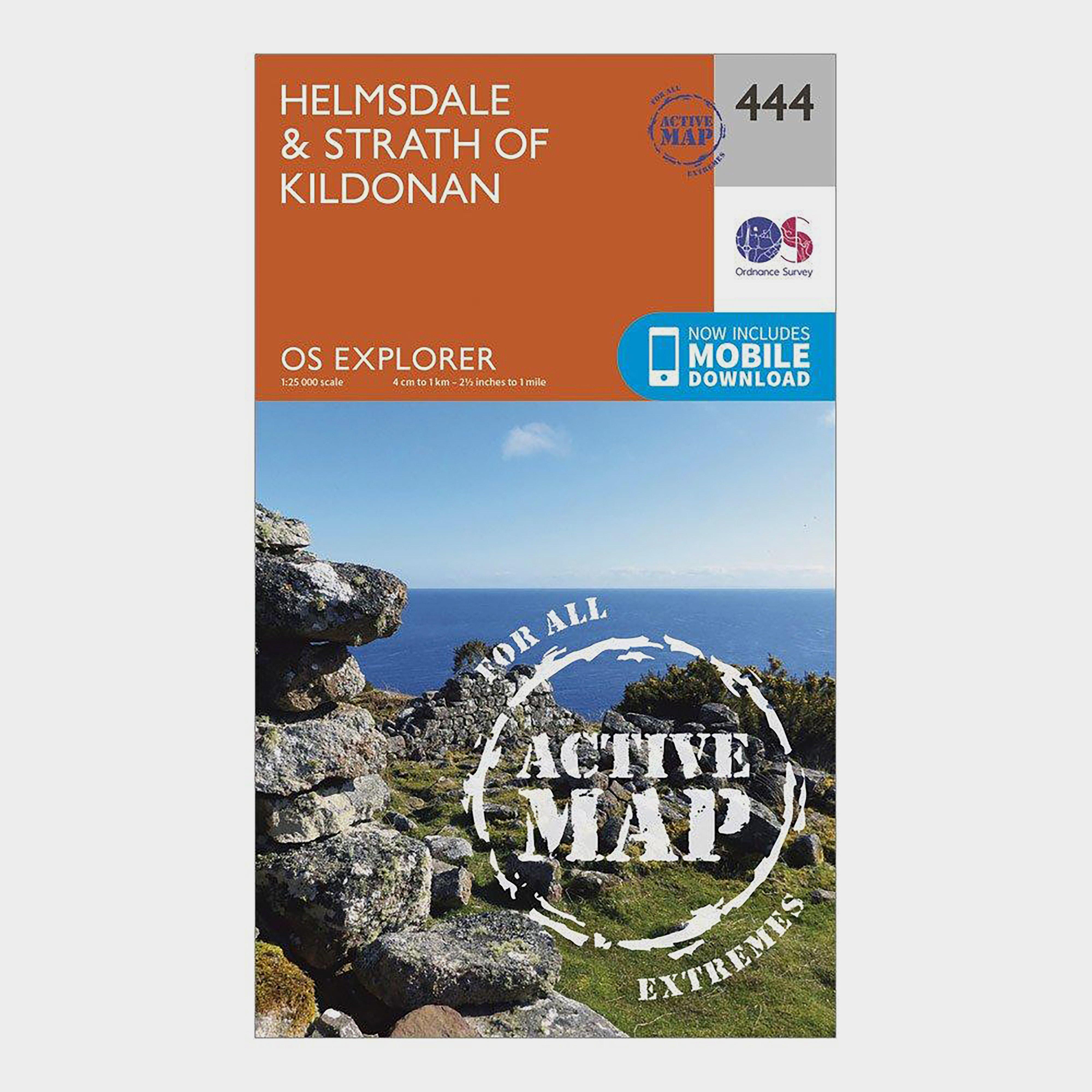 Ordnance Survey Explorer Active 444 HelmsdaleandStrath Of Kildonan Map With Digital Version  Orange