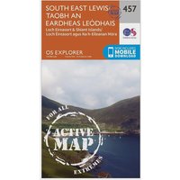 Ordnance Survey Explorer Active 457 South East Lewis Map With Digital Version  Orange