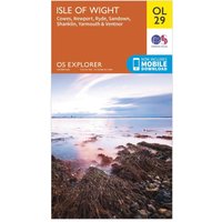 Ordnance Survey Explorer Ol29 Isle Of Wight Map With Digital Version  Orange