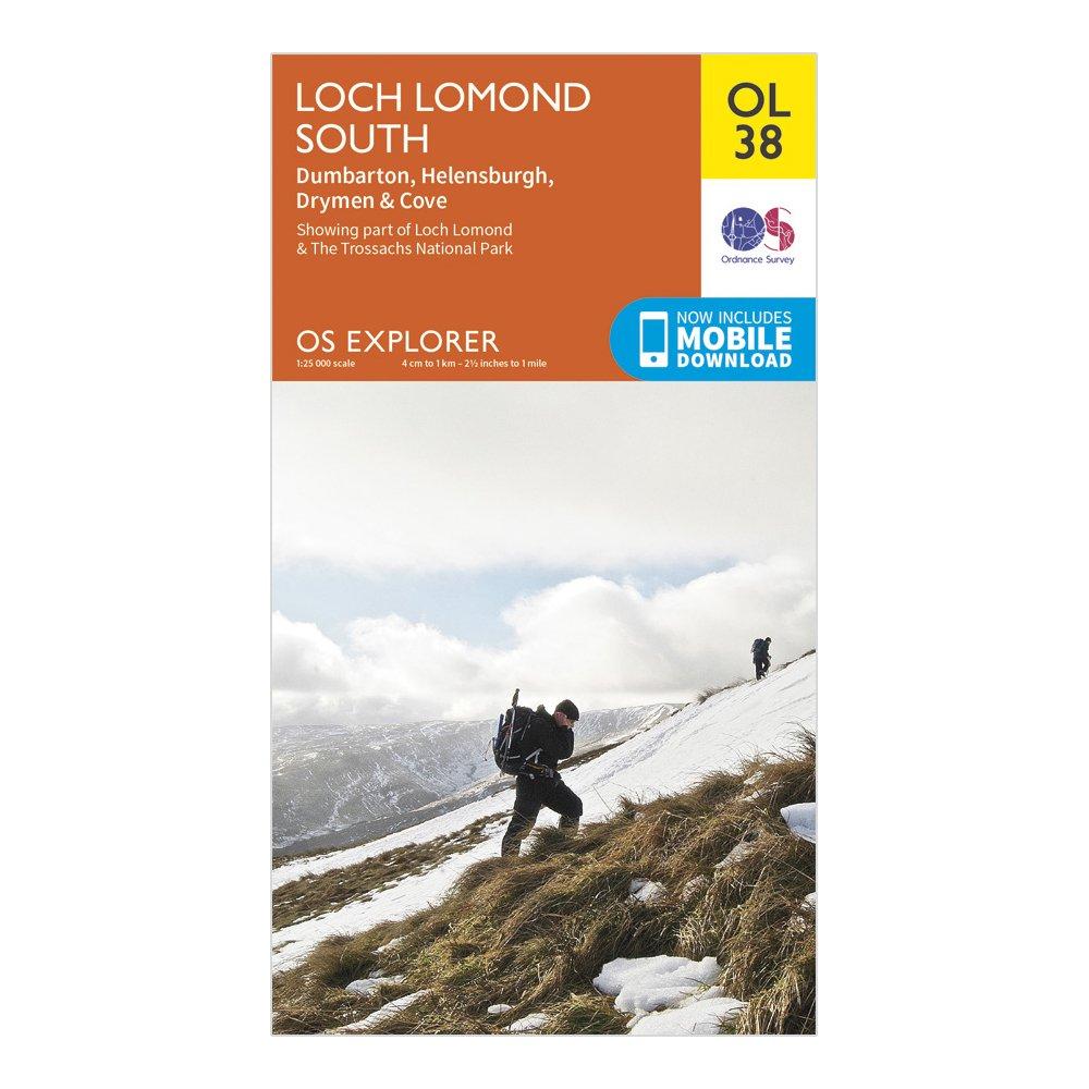 Ordnance Survey Explorer Ol38 Loch Lomond South Map With Digital Version