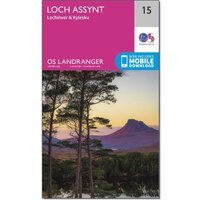 Ordnance Survey Landranger 15 Loch Assynt  LochinvarandKylesku Map With Digital Version
