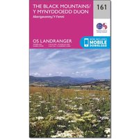 Ordnance Survey Landranger 161 The Black Mountains Map With Digital Version  Pink