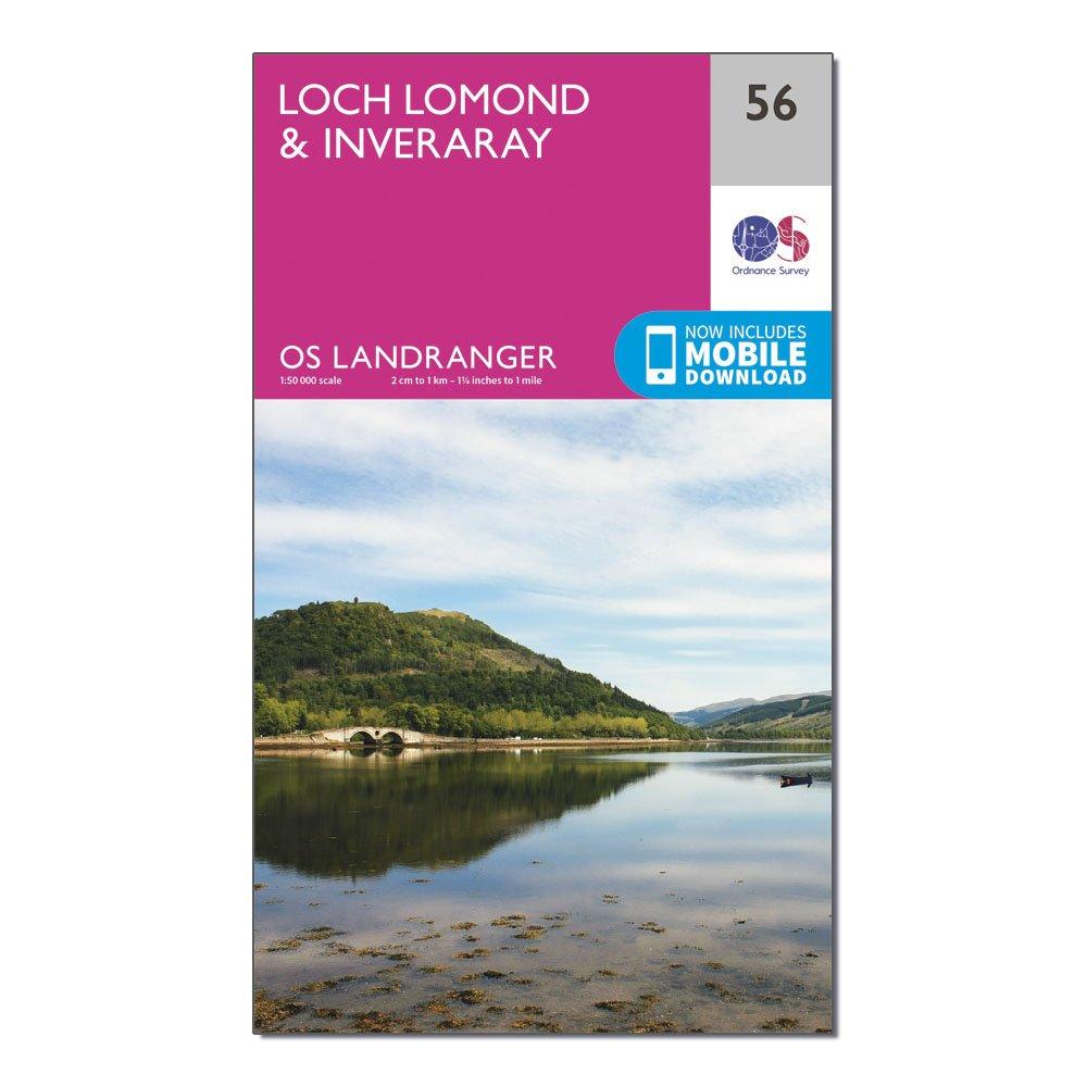 Ordnance Survey Landranger 56 Loch LomondandInveraray Map With Digital Version