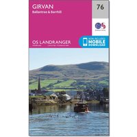 Ordnance Survey Landranger 76 Girvan  BallantraeandBarrhill Map With Digital Version