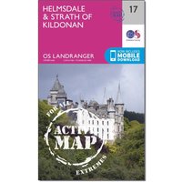 Ordnance Survey Landranger Active 17 HelmsdaleandStrath Of Kildonan Map With Digital Version