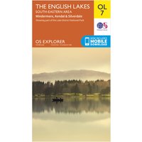 Ordnance Survey Ol 7 Explorer The Lake District: South-eastern Area Map  Orange