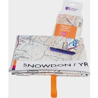 Ordnance Survey Snowdon Large Travel Towel  White