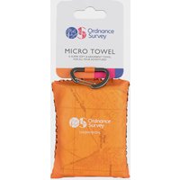 Ordnance Survey Snowdonia Micro Towel  Orange