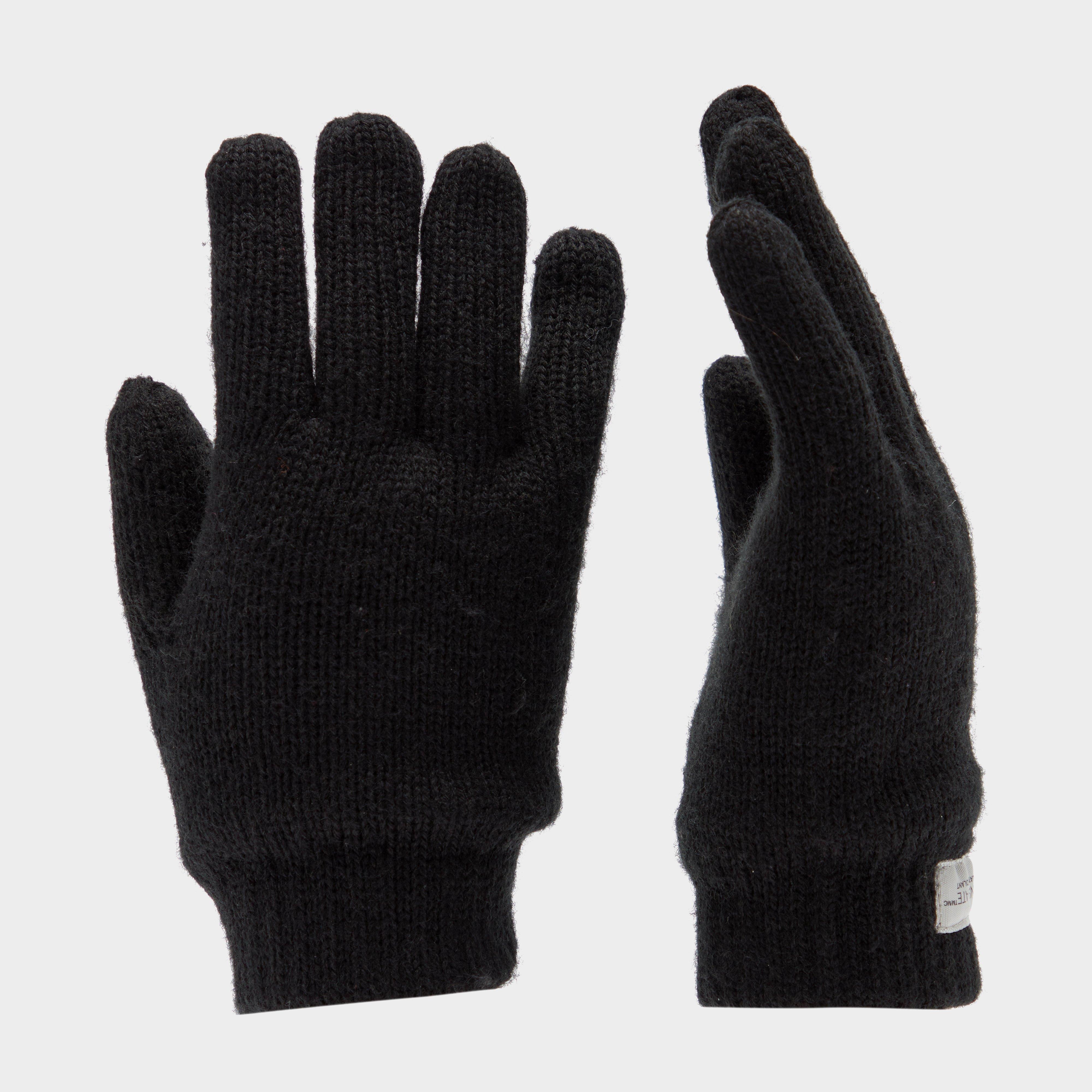 Peter Storm Boys Thinsulate Knit Gloves  Black