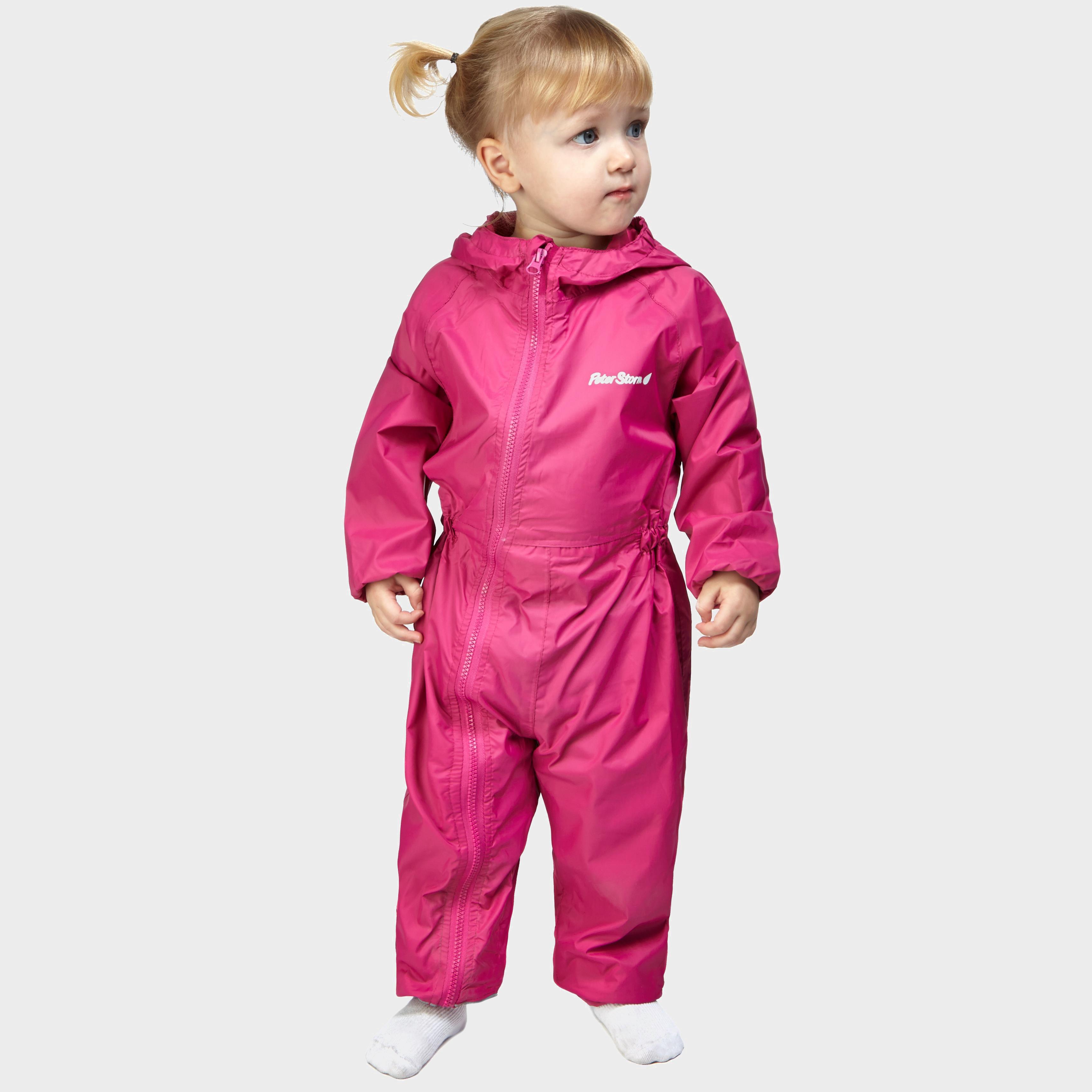 Peter Storm Kids Waterproof Suit  Pink