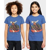 Peter Storm Kids Boat Moose T-shirt  Blue