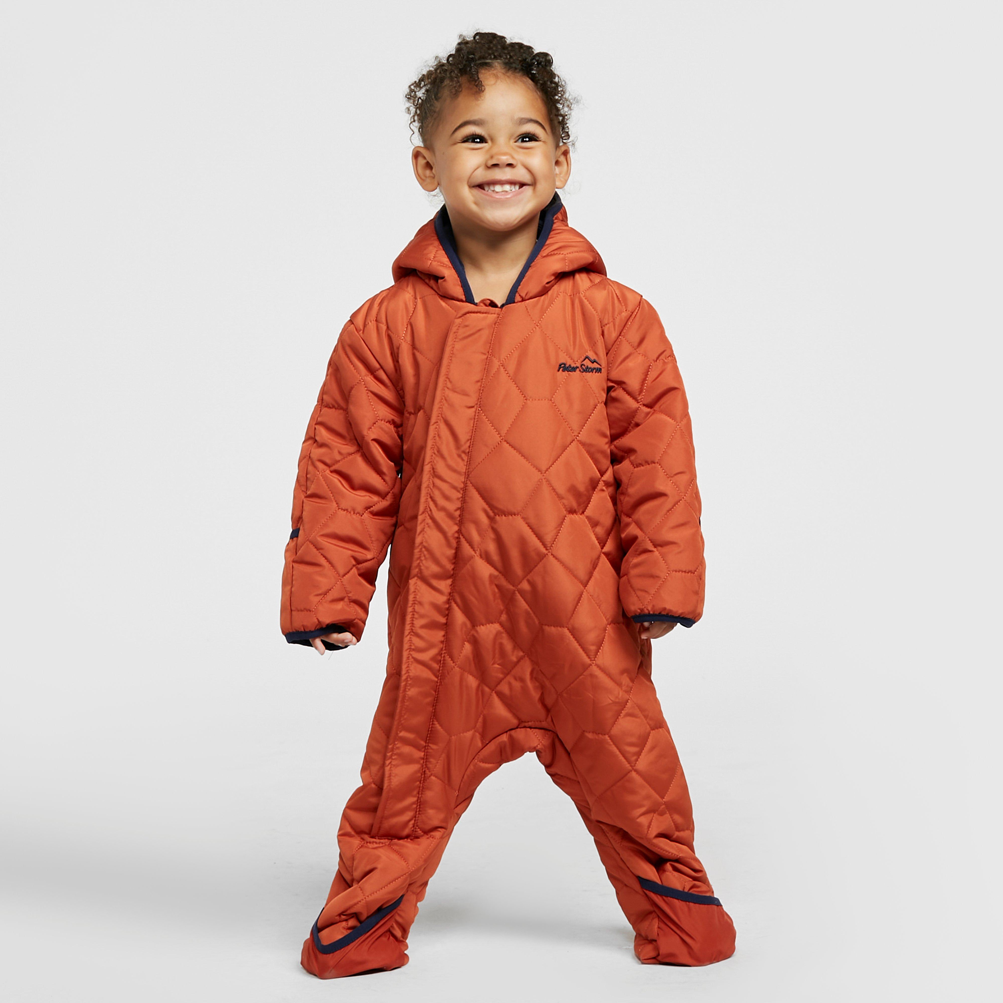 Peter Storm Kids Snuggle Suit  Orange